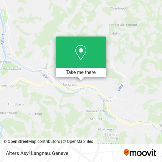 Alters Asyl Langnau map