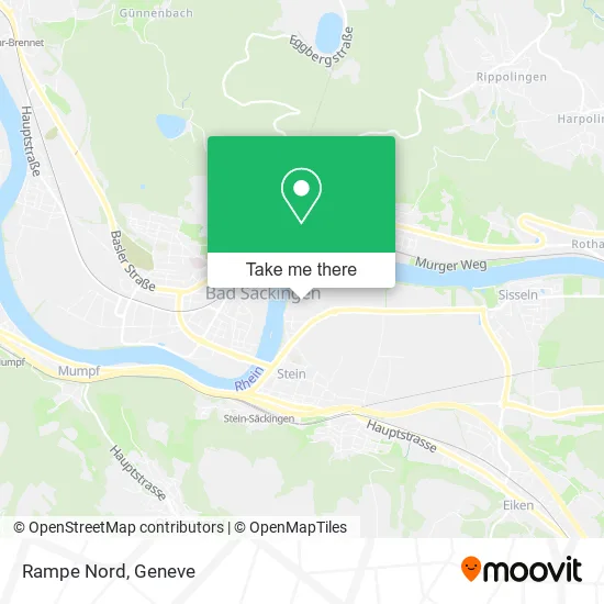 Rampe Nord plan