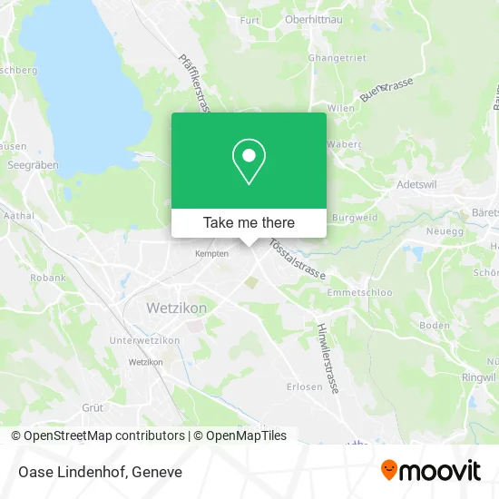 Oase Lindenhof map