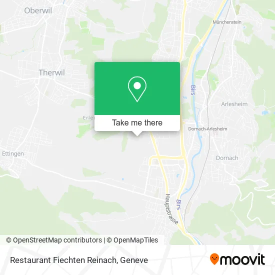 Restaurant Fiechten Reinach map
