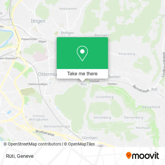 Rüti map