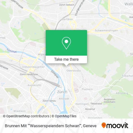 Brunnen Mit ""Wasserspeiendem Schwan"" map