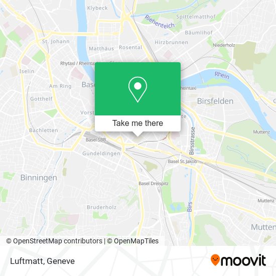 Luftmatt map