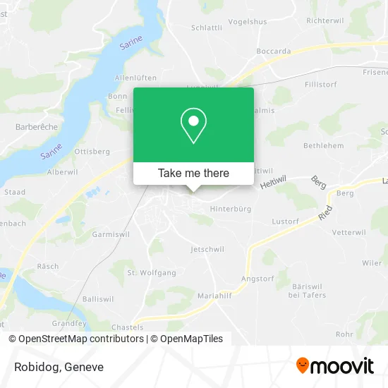 Robidog map