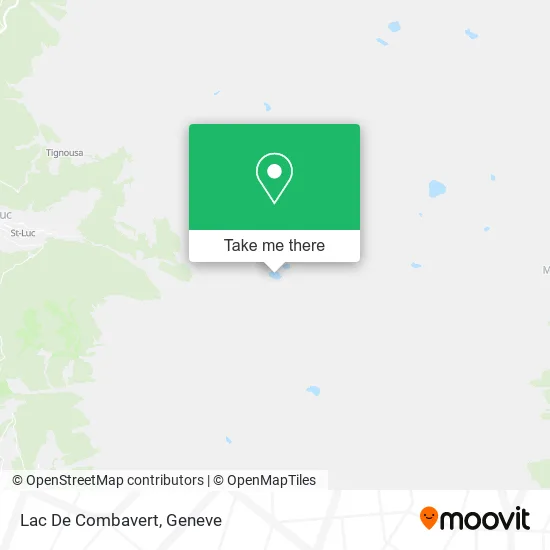 Lac De Combavert map