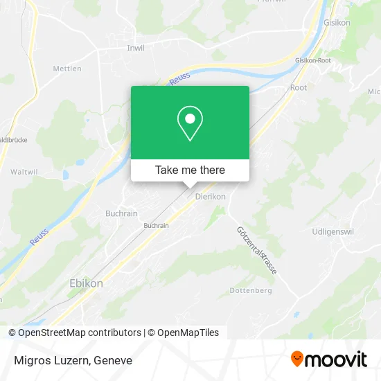 Migros Luzern map
