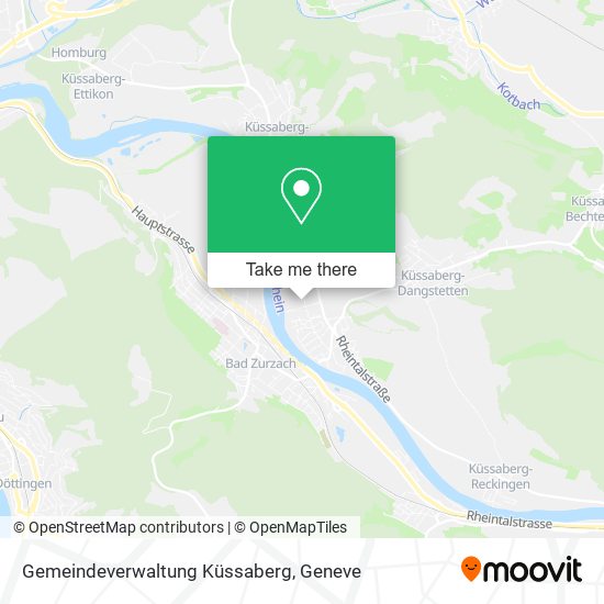 Gemeindeverwaltung Küssaberg map