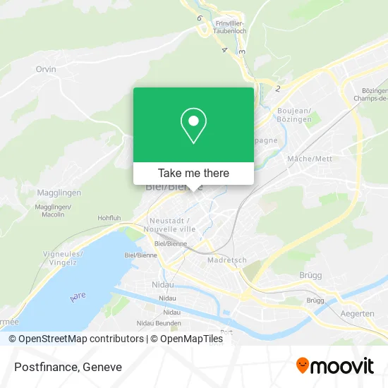 Postfinance map