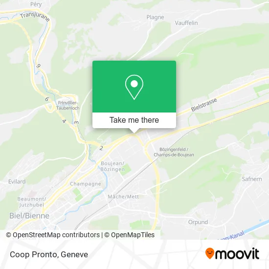 Coop Pronto map