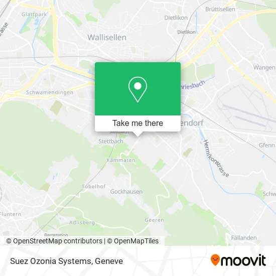 Suez Ozonia Systems map