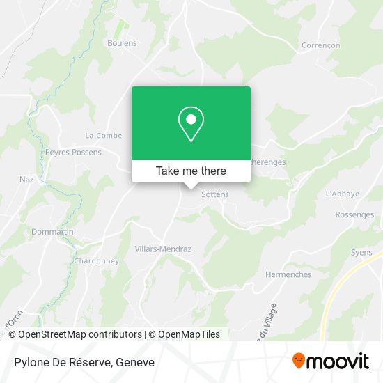 Pylone De Réserve map
