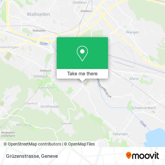 Grüzenstrasse map