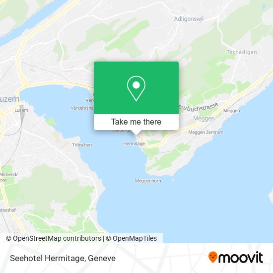 Seehotel Hermitage map