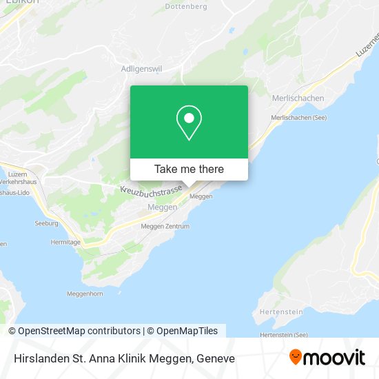 Hirslanden St. Anna Klinik Meggen map