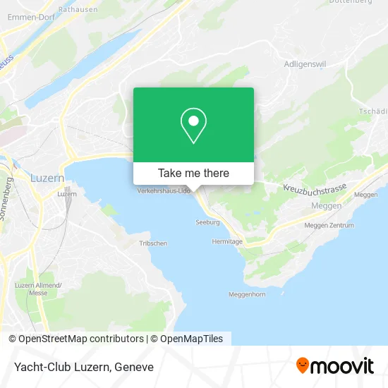 Yacht-Club Luzern map