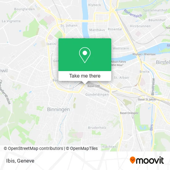 Ibis map