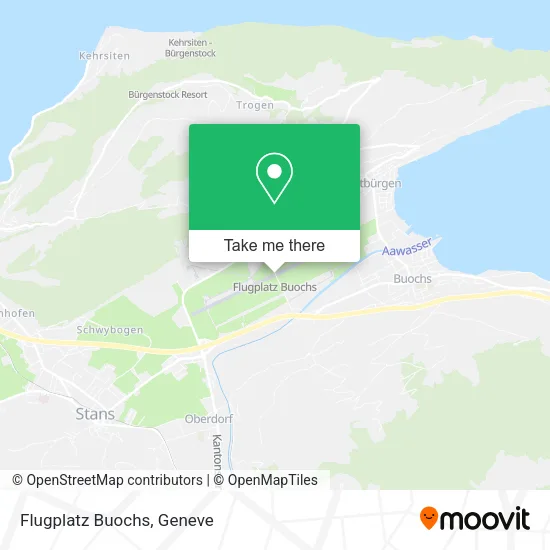 Flugplatz Buochs map