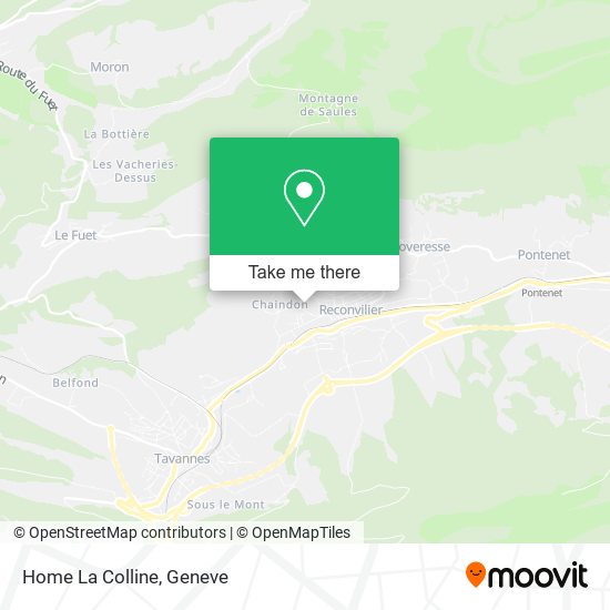 Home La Colline map