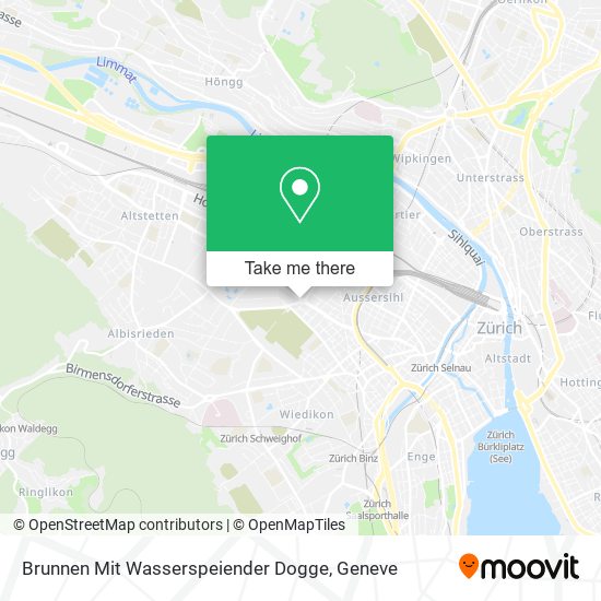 Brunnen Mit Wasserspeiender Dogge map