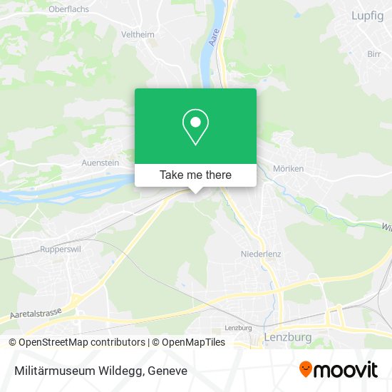 Militärmuseum Wildegg map