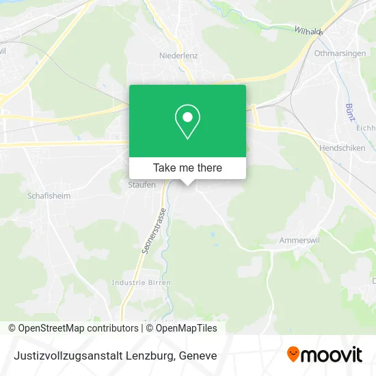 Justizvollzugsanstalt Lenzburg map