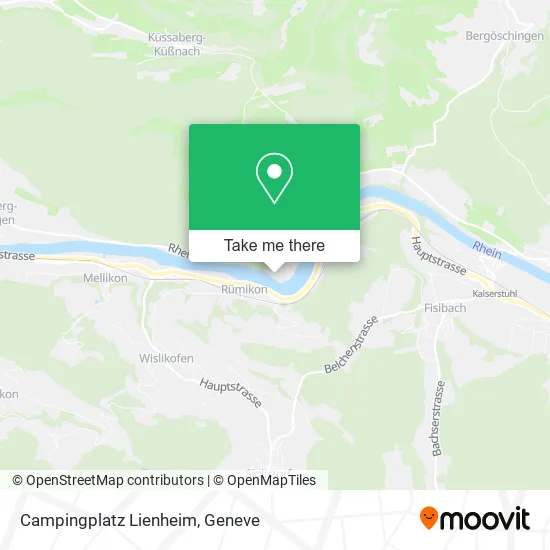 Campingplatz Lienheim map