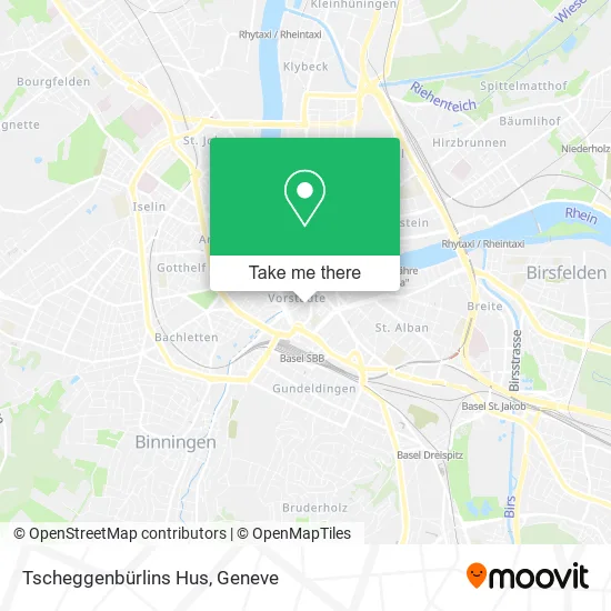 Tscheggenbürlins Hus map