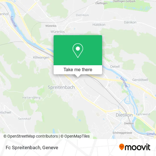 Fc Spreitenbach map