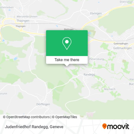 Judenfriedhof Randegg map
