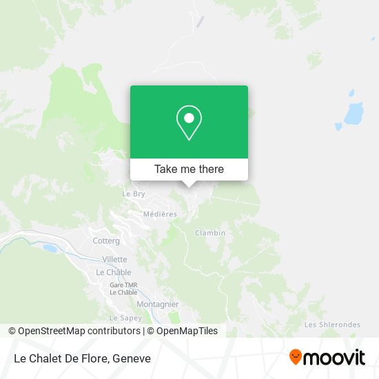 Le Chalet De Flore map