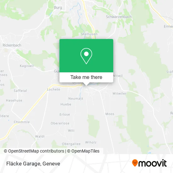Fläcke Garage map