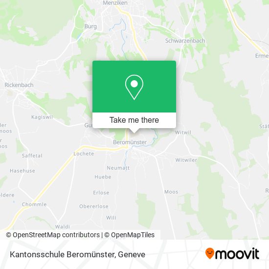 Kantonsschule Beromünster map