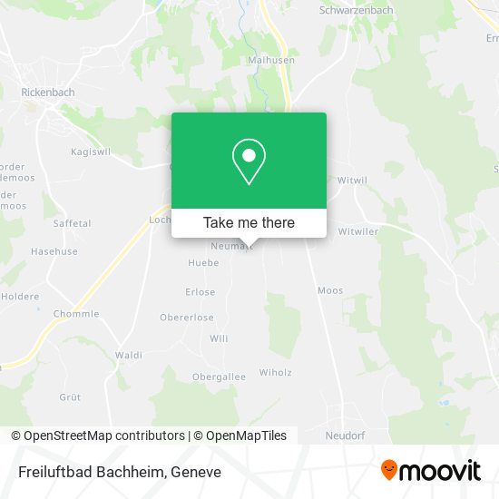 Freiluftbad Bachheim map