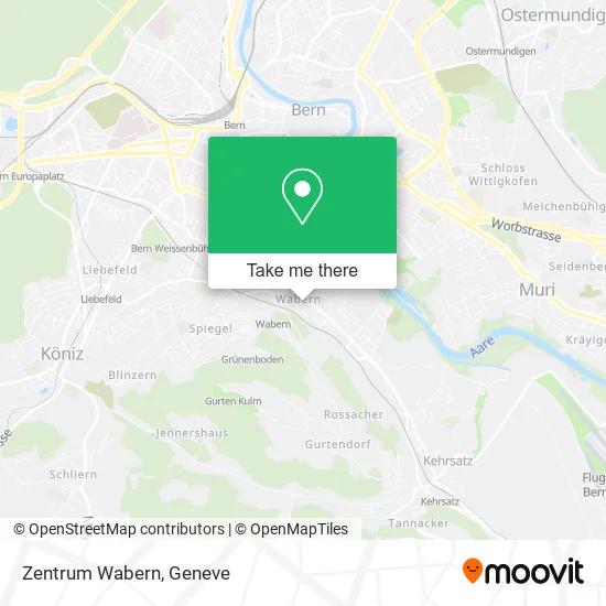 Zentrum Wabern map