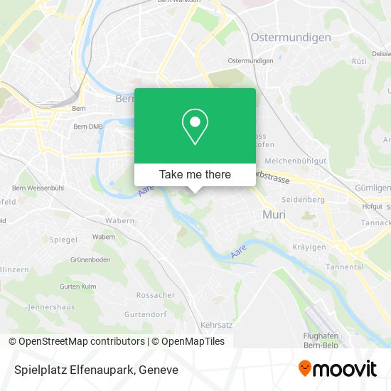 Spielplatz Elfenaupark map