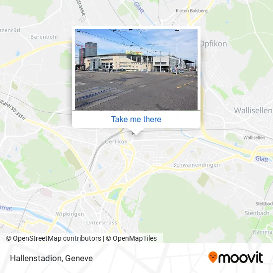 Hallenstadion map