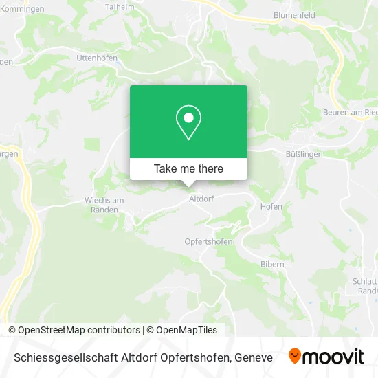 Schiessgesellschaft Altdorf Opfertshofen map