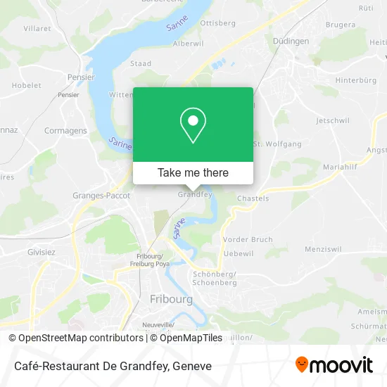 Café-Restaurant De Grandfey map