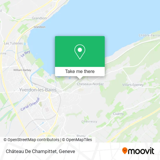 Château De Champittet map