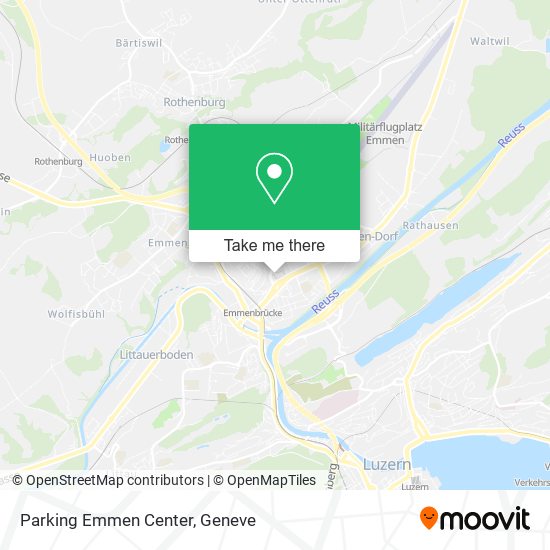 Parking Emmen Center map