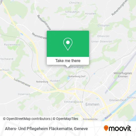 Alters- Und Pflegeheim Fläckematte map