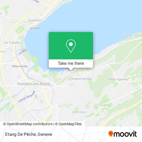 Etang De Pêche map