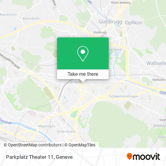 Parkplatz Theater 11 map