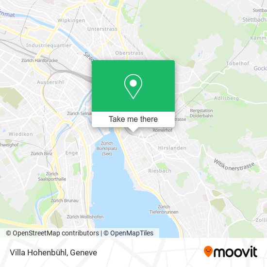 Villa Hohenbühl map
