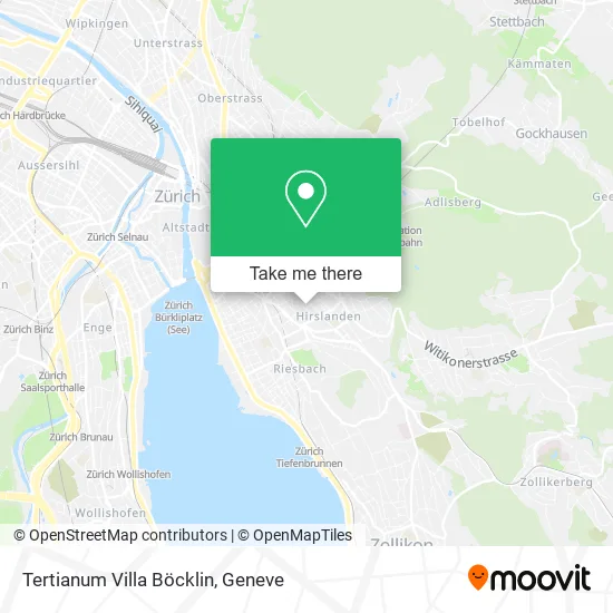 Tertianum Villa Böcklin map