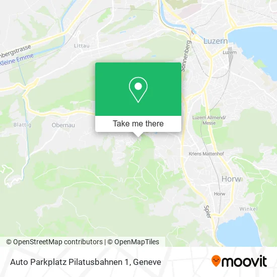 Auto Parkplatz Pilatusbahnen 1 map