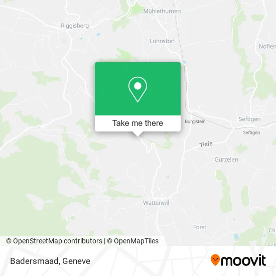 Badersmaad map