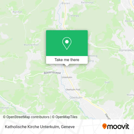 Katholische Kirche Unterkulm map