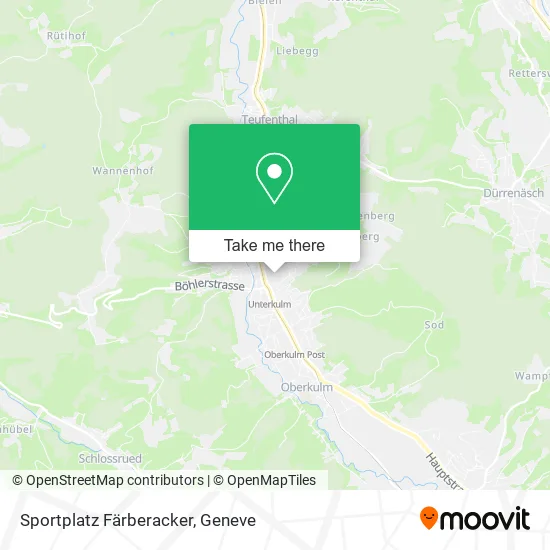 Sportplatz Färberacker map