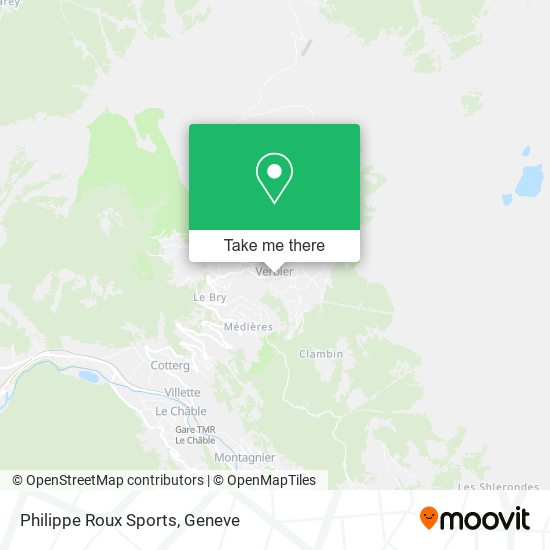 Philippe Roux Sports map